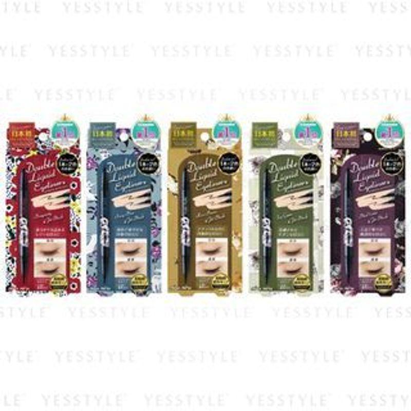 COSMEBANK - Miru Miru Double Liquid Eyeliner - 4 Types 01 Jet Black & Coral