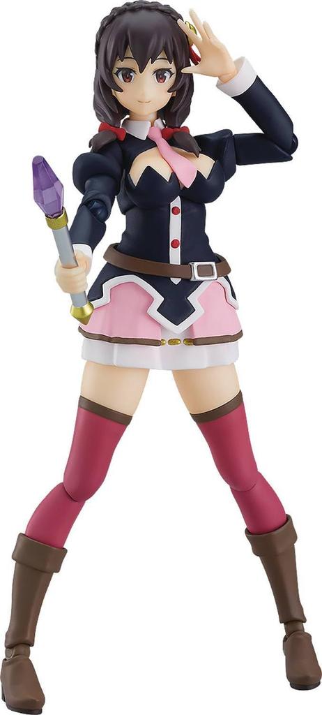 Figma požehnání této nádherné malované pohyblivé figurce Yunyun M06764 KonoSuba Boží svět! ABS&PVC bez vodního kamene
