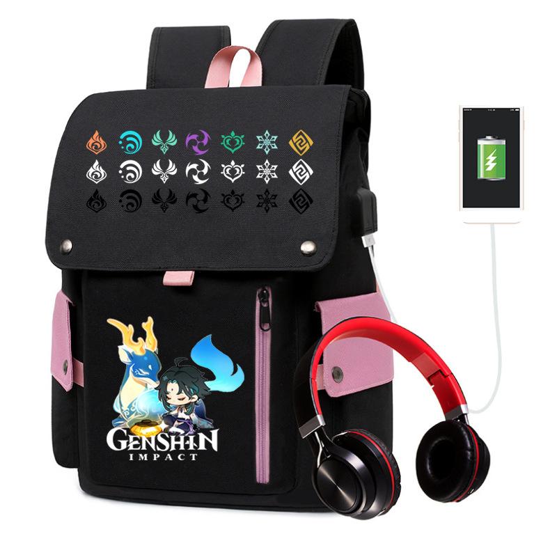 Elementary school students in grades 1-6 waterproof large-capacity schoolbag adolescent Yuanshen backpack
