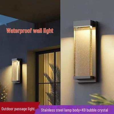 Stainless Steel Waterproof Outdoor Wall Light for Stairways, Corridors, and Balconies