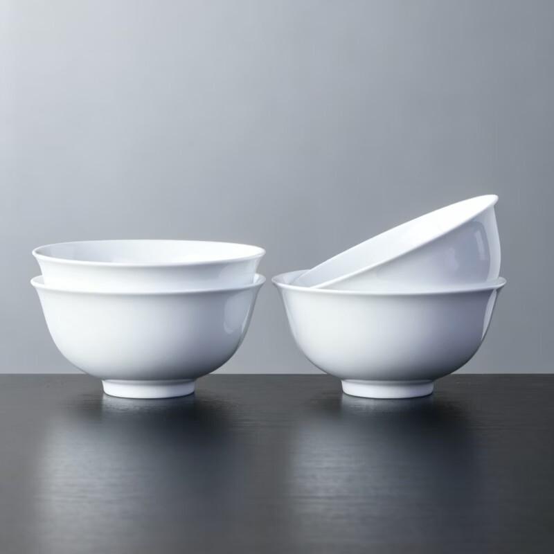 Haoya Jingdezhen Underglaze White Porcelain Noodle Bowl Set