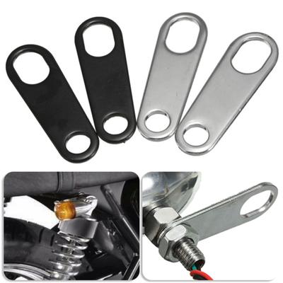 10mm 2 Stücke Motorrad Blinker Blinker Licht Lampenhalter Stoßdämpferhalterungen