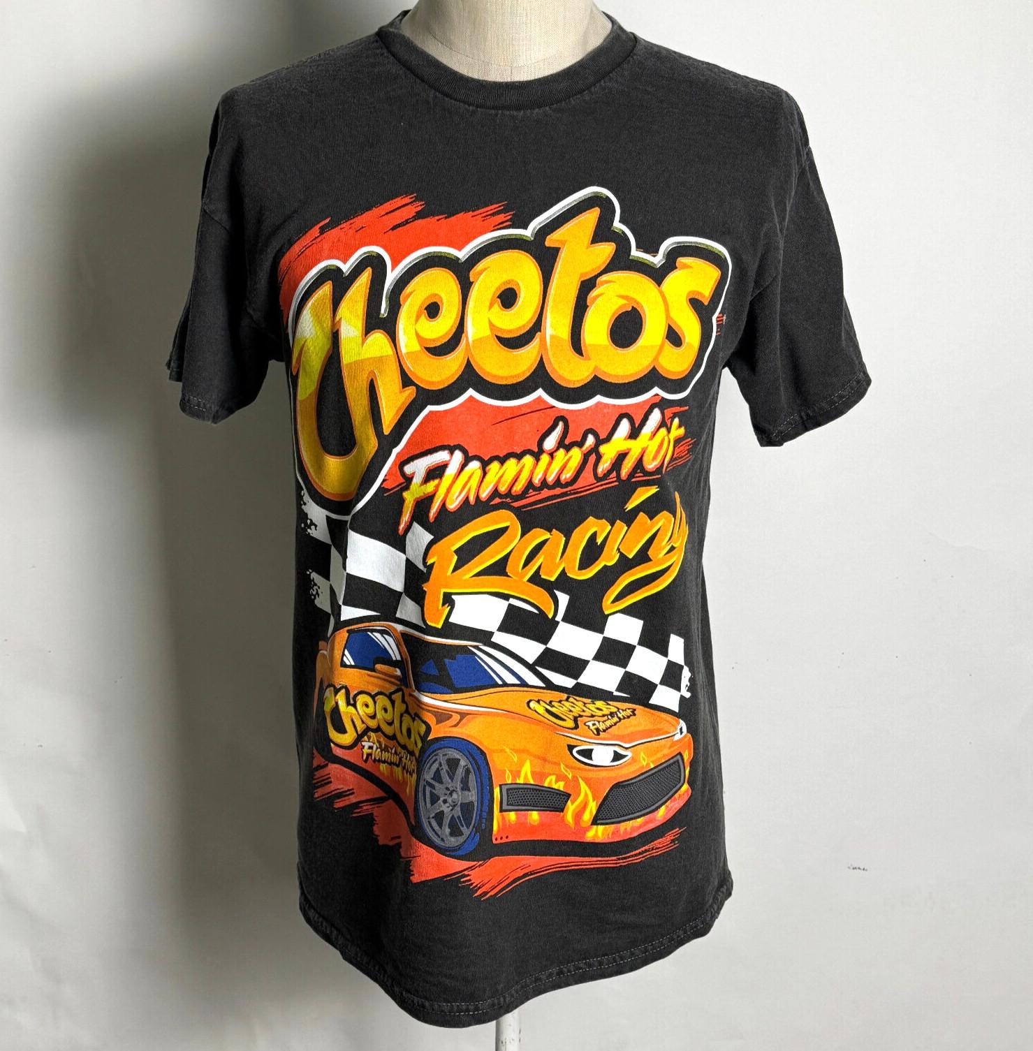 Cheetos Men s T-Shirt Flamin Hot Racing Mineral Black Size M NEW Unisex T-Shirt M