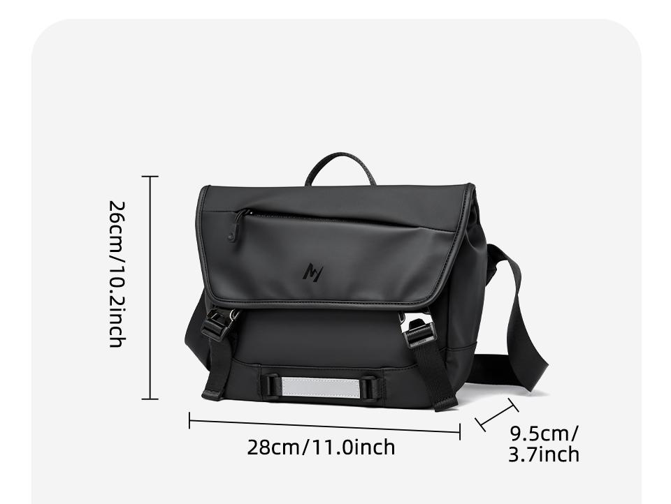 Messenger Bags Men Multifunctional Crossbody Bag Waterproof Casual Sling Bag Large Capacity School Crossbody Travel Bussiness
