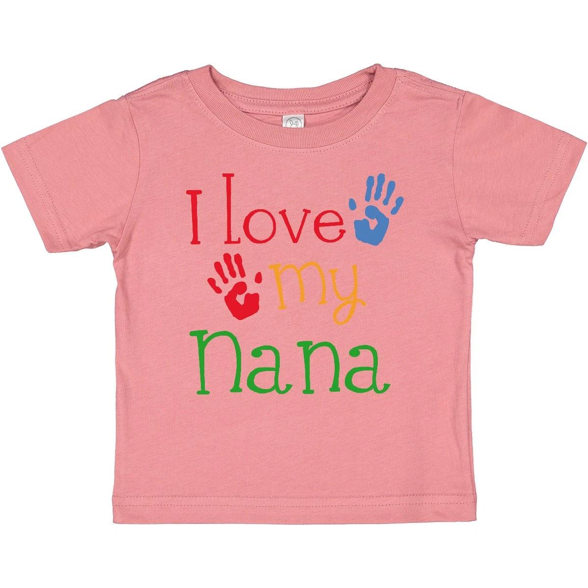 Inktastic I Love My Nana Baby T-Shirt Grandma Grandmother Mothers Day Grandkids 130