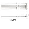 Kitchen Accessories Reusable Grill Sticks Flat BBQ Fork Outdoor Camping Picnic Wide BBQ Stick 6Pcs Stainless Steel Barbecue Skewer BBQ Utensil