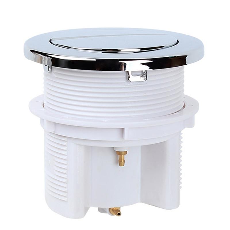 Válvulas Pneumáticas de Dreno Duplo Easy Press de Grande Diâmetro Alto Fluxo Válvulas Pneumáticas de Dreno Duplo para Tanques de Vaso Sanitário de Banheiro