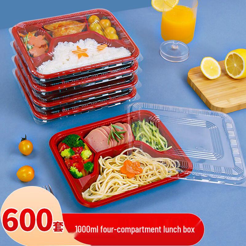 SHUANG YU Disposable Meal Prep Containers & Cutlery Sets