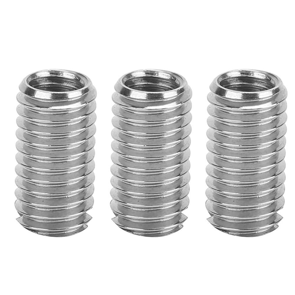 30 sztuk wkładki gwintowane wewnętrzna M6X1.0 zewnętrzna M8X1.25 długość 10MM męska nakrętka żeńska