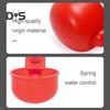 16 Pcs Automatic Chicken Water Cup Plastic Chicken Watering System Poultry Water Feeder Cup for Chicken Duck Goose Turkey