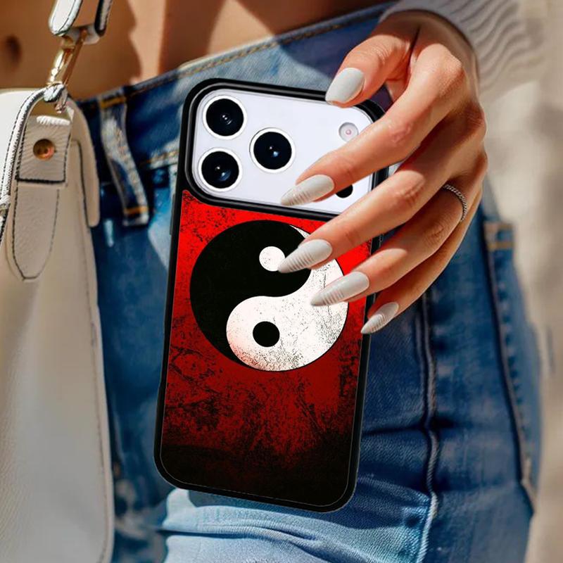 Eight Diagrams Taiji Yin Yang Phone Case For iPhone 17 Air 14 15 13 12 Max Cover For Apple 14 15 16 16e 11 Pro Max Plus
