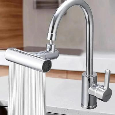 3 Speeds Faucet Extender High Pressure Anti-Splash 360° Swivel Spout Sprayer Swivel Design Waterfall Flow Kitchen Faucet