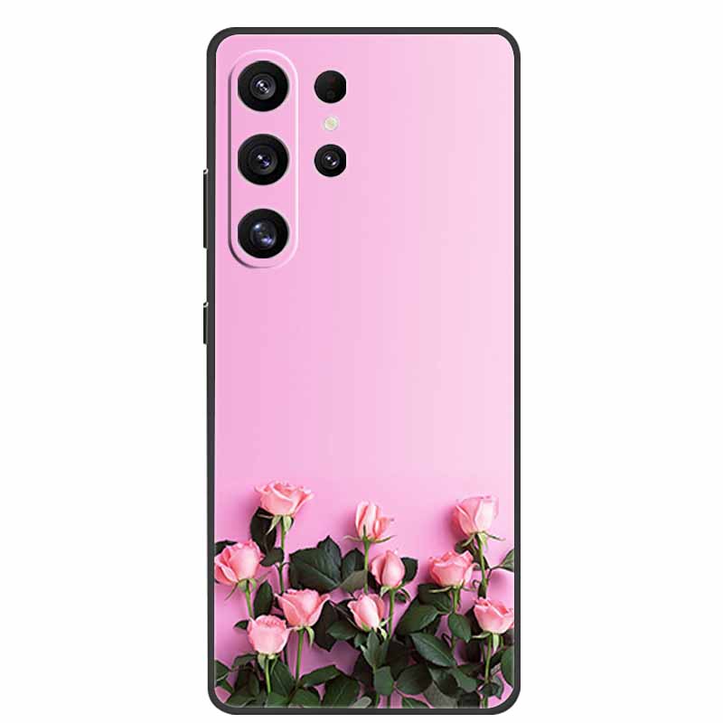 For Samsung Galaxy S26 Ultra Case Luxury Soft Silicone TPU Phone Cover for Samsung S26 Ultra S26Ultra 5G Cartoon Protective Case