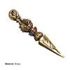 Handcraft Pendant Vintage Rust Resistant Brass Solid Religious Pestle Prayer Pendants for Home