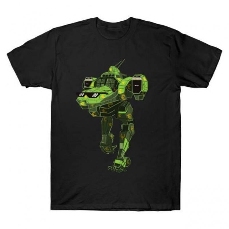 Cashs Money Mechs Mechwarrior MWO Mech Combat RPG Gift T Shirt for Gamer Battletech Graphic Clo