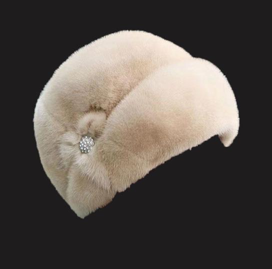 Children's autumn and winter foreign style imitation mink hair grandma hat warm fashion old lady headhat