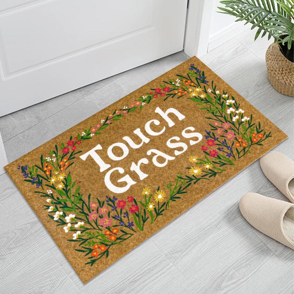 Entrance Hallway Crystal Velvet Floor Mat, Stain-resistant, Easy To Clean, And Wear-resistant.