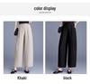 Spring 2026 Elegant Casual High Waist Wide Leg Pants for Middle-Aged and Elderly Women