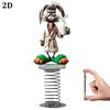 2D Acrylic Shaking Rabbit Ornament Funny Dashboard Decor Cartoon Rabbit Decor Ornaments For Car Bicycle Desk Home