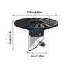 Bathroom Drain Strainer Filter Drain Cover Plug Bathroom Drain Stopper Sink Plugs Hair Catcher Odor Filter For Bathroom Shower