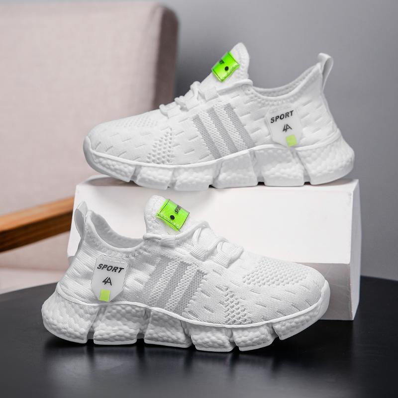 28-39 Dětské nadměrné velikosti Lehké Jednoduché Stylové Prodyšné Síťované Ležérní Sportovní Obuv Běžecká Obuv