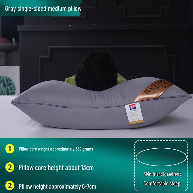 Luxury Hotel-Quality Pillowcase & Neck Support Pillow Set - Pair Pack for Better Sleep