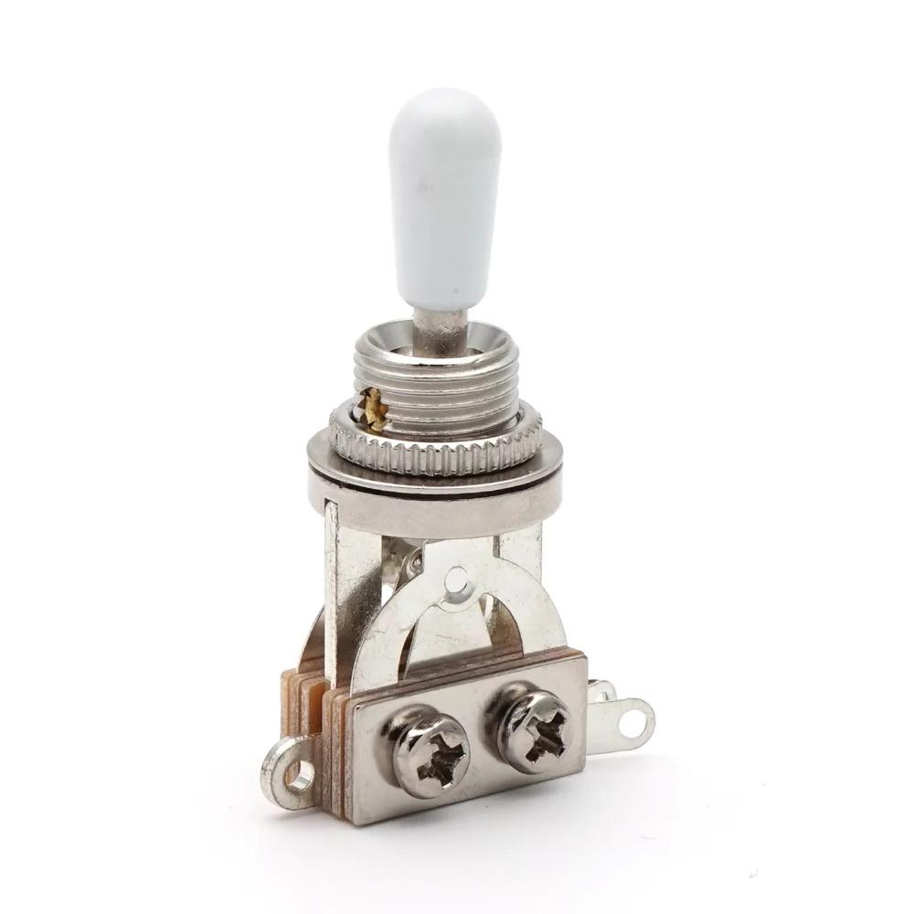 3-Speed Tone Switch Electric Guitar Toggle Switch Guitar Selector Switch Guitar Wiring Harness silver and white
