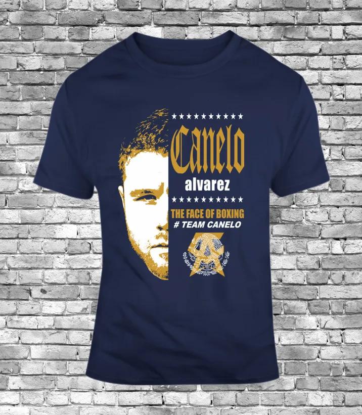 

Team Canelo Alvarez The Face of Boxing Mexico Boxer Mens TShirt Summer Cotton Short Sleeve ONeck T Shirt New S3XL Gift Tee 4XL