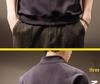 Men's Retro Half-Zip Heavyweight Hoodie - Winter Velvet, Loose Fit, Stand Collar, Large Size.