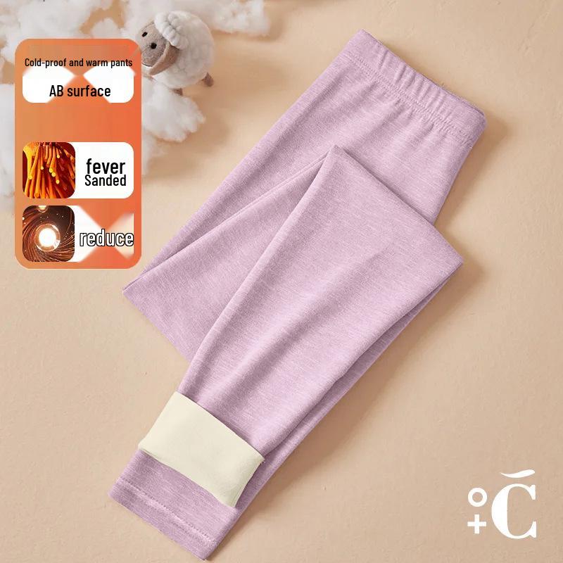 Women's Fleece-Lined Thermal Underwear Set - Semi-High Neck, Thick Base Layer for Autumn & Winter