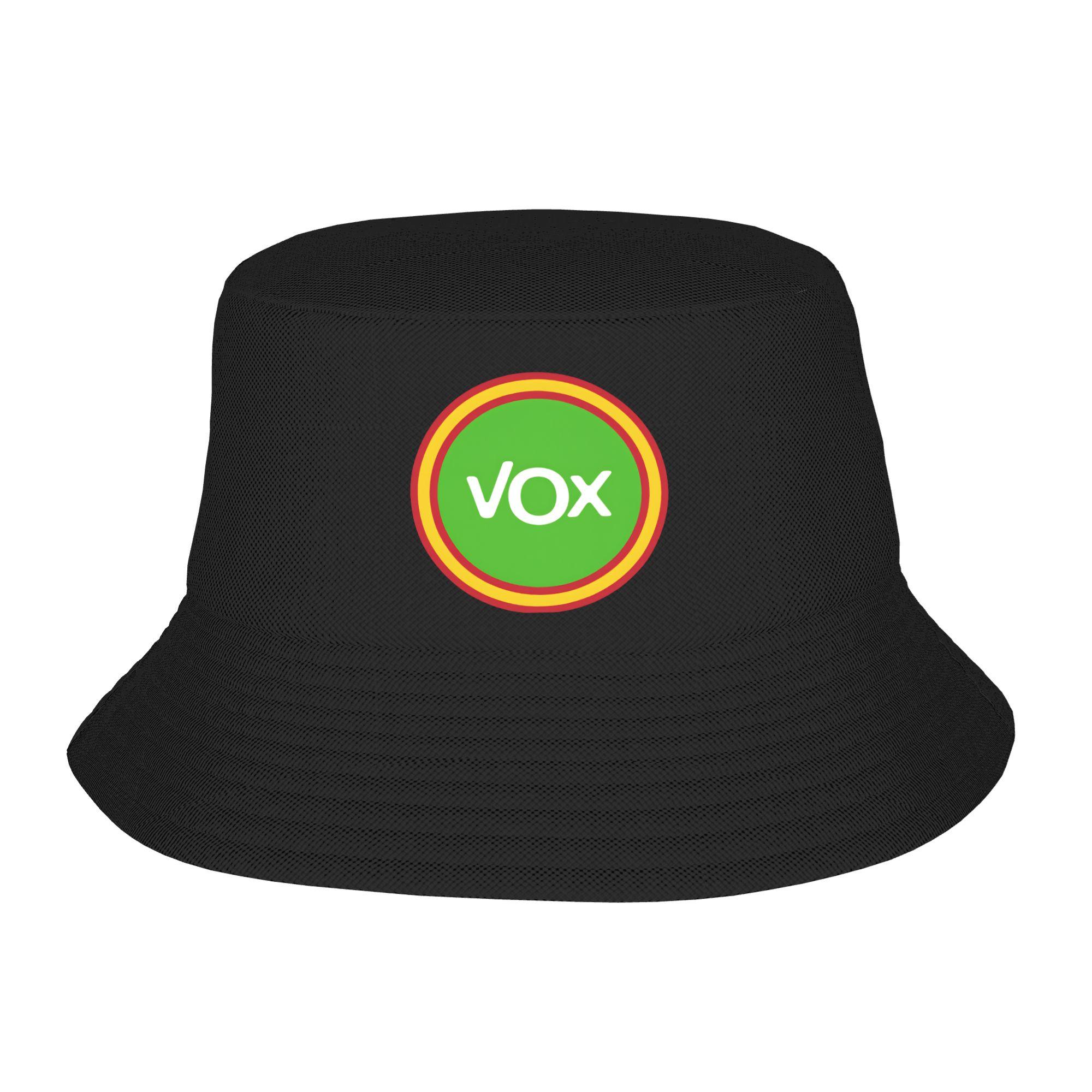 

Шляпа-ведро Vox España Логотип Уличный стиль Рыбацкие кепки Мягкая складная Отпускные шляпы от солнца Для мужчин женщин Повседневная Индивидуальная DIY кепка One Size