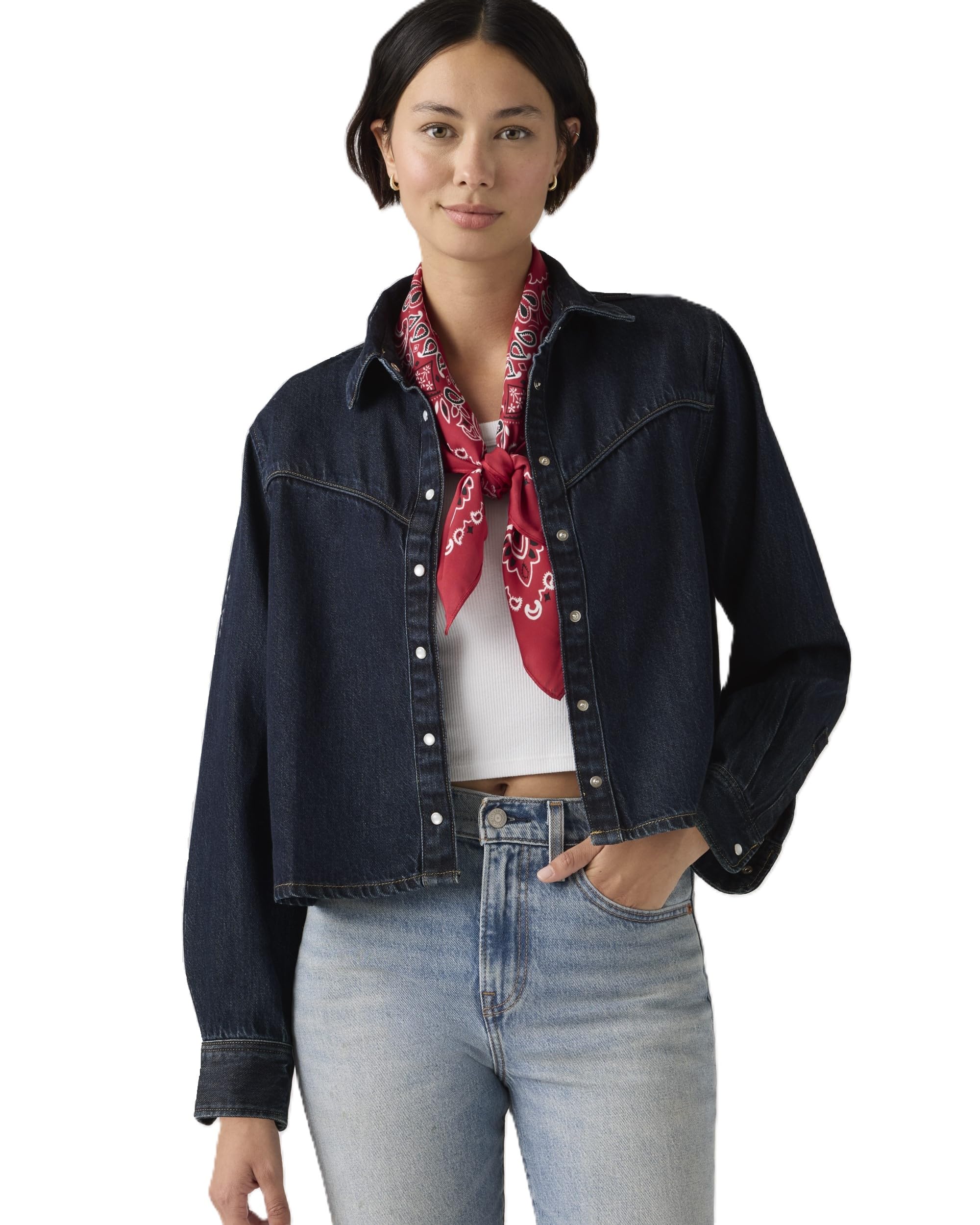 

Levi s LOGAN SHACKET Shirt Jacket Women s 005DW-0000 US L