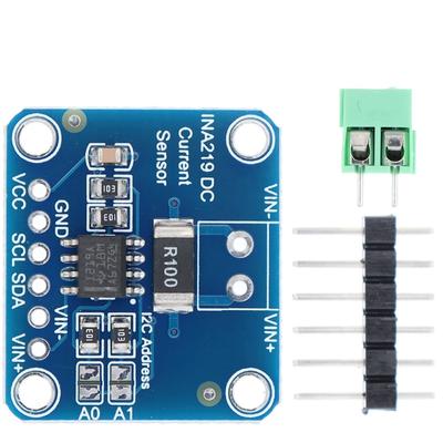 10pcs INA219 Bi-directional DC Current Power Supply Sensor Breakout Module DIY 3V-5V IIC I2C Power Monitoring Sensor Module