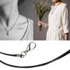 10pcs Wax Rope Extended Chain Necklace Cord Strap with Lobster Clasp for DIY Jewelry Making