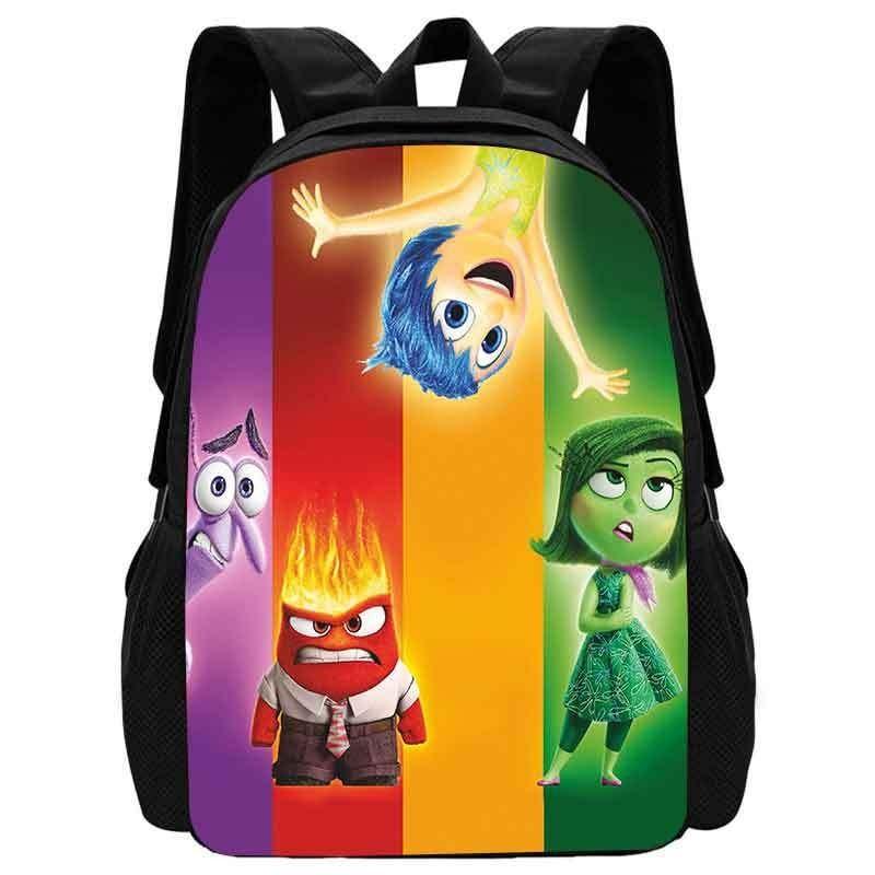 Adorable Cartoon Backpack For Kids Spacious Oxford Cloth School Bag For Grades 1-4