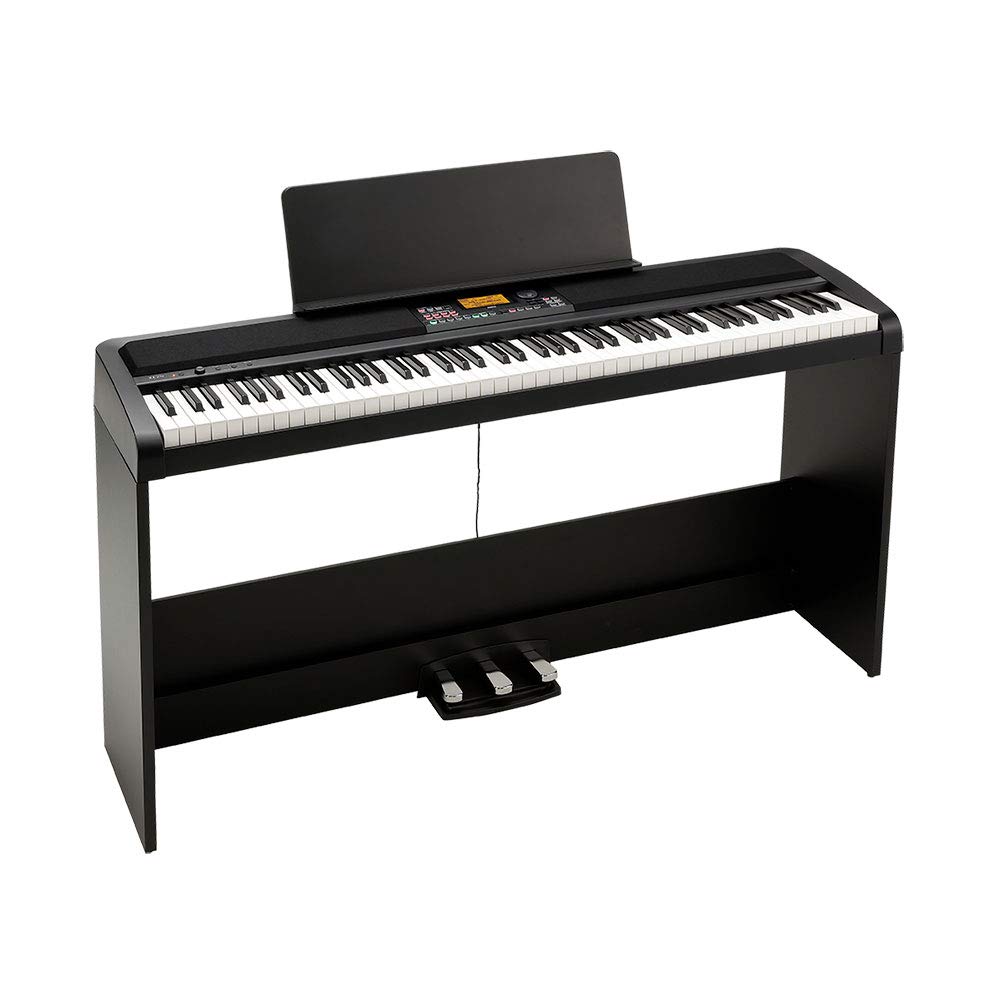 Korg XE20SP Digital Ensemble Piano 88-Key Electronic Piano with Stand and 3-Pedal Unit