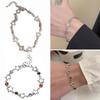 Hollow Five-pointed Star Zircon Bracelets Korean Small Jewelry Gift for Women