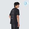 SNOWPEAK Quick Dry Lettering Short-Sleeved T-Shirt Dark Charcoal (S26MMTTS18)
