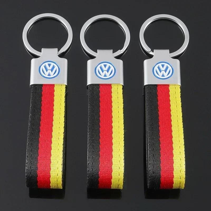 

2025 Hot Car Logo Key Chain for Volkswagen Polo Golf Passat R32 Jetta Touareg Tiguan Bora Lavida Sharan Auto Metal Keyring Acces
