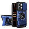 KEYSION Magnetic Phone Case for Infinix Note Edge 5G Slide Camera Protection Upright Kickstand 360° Ring Shockproof Back Cover