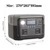 New 800W 589WH Portable Power Station 600W/800W Solar Generator Backup Power Bank for Outdoor Camping, Home Emergency, RV Travel
