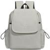 Solid Color Women's Backpack Student Schoolbag