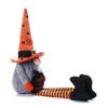 Halloween Long-legged Faceless Doll, Dwarf Pumpkin Hat, Christmas Goblin Figurine Set