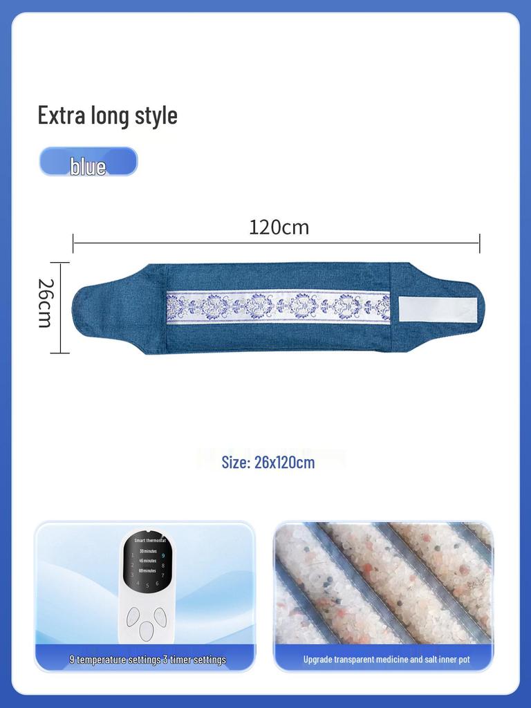 Electric Sea Salt Heat Therapy Pack - Full Body Heating and Moxibustion Physio Bag