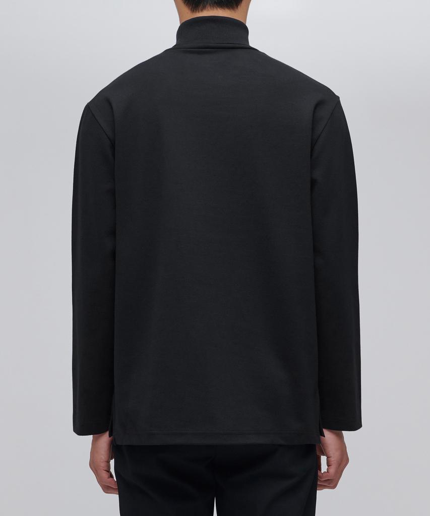 Musinsa Standard Ponte Turtleneck Long Sleeve T-Shirt [Black]