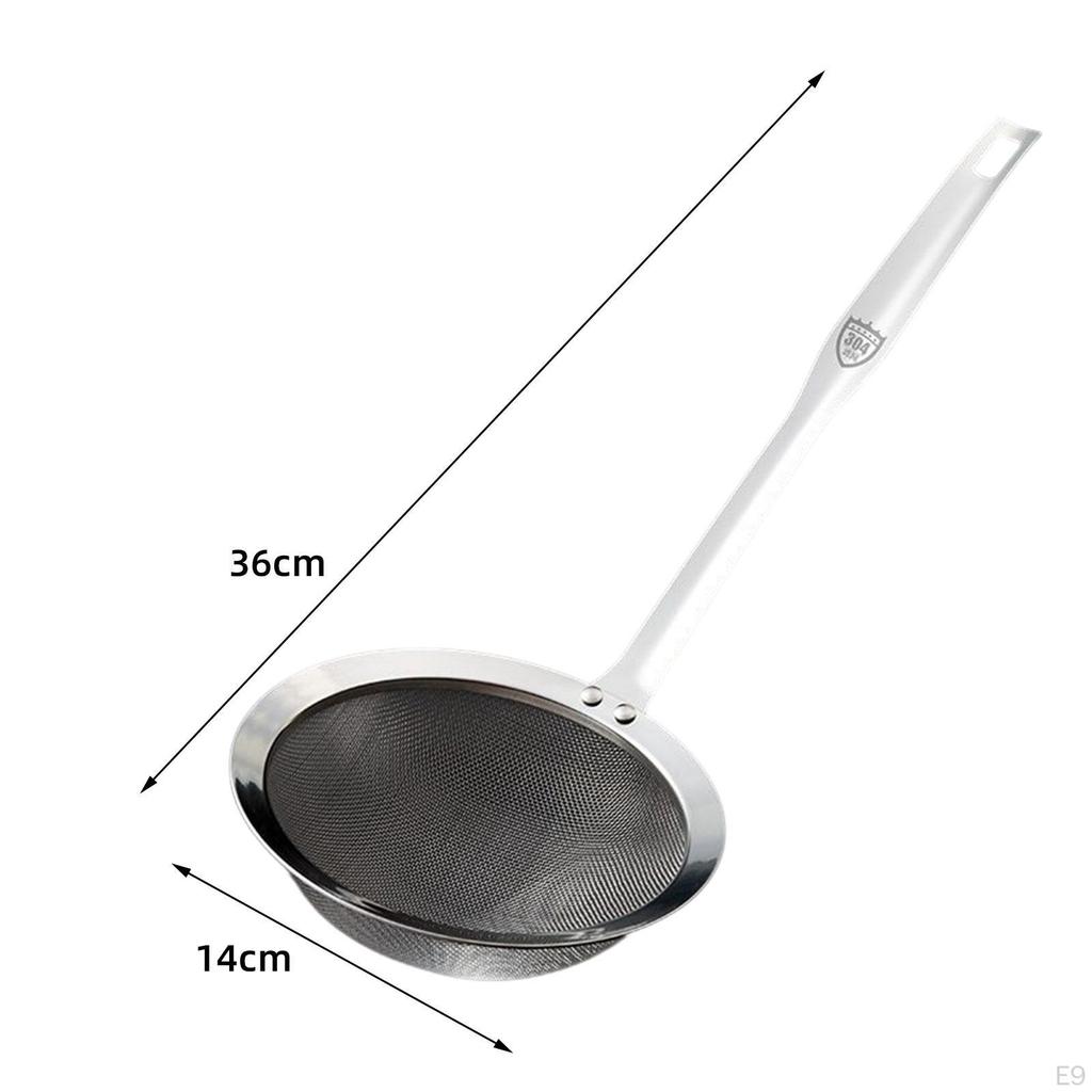 Food Strainer Colander Fry Basket ,Cooking Skimmer ,Food with Handle ,Mesh for