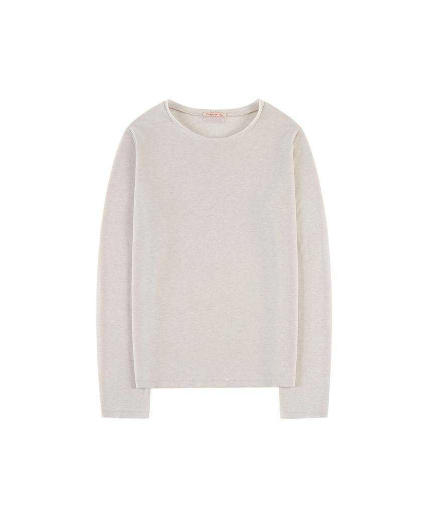 Banwonateullie A3565 Wool Blended Long Sleeve_Light Beige