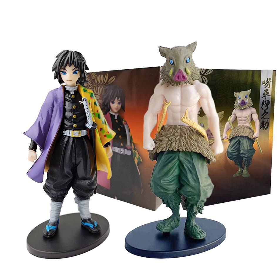 Anime Demon Slayer Figurka Kamado Tanjirou Nezuko Figurki Akcji Model Zabawki Figurka Zenitsu Inosuke Kimetsu No Yaiba Figura