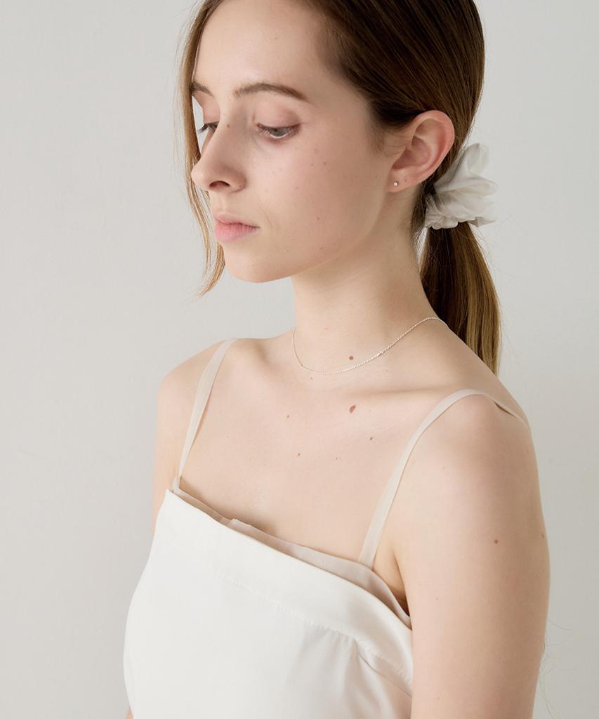 Aphrose Behind Logo Pure Dots Pendant Asymmetrical Earrings