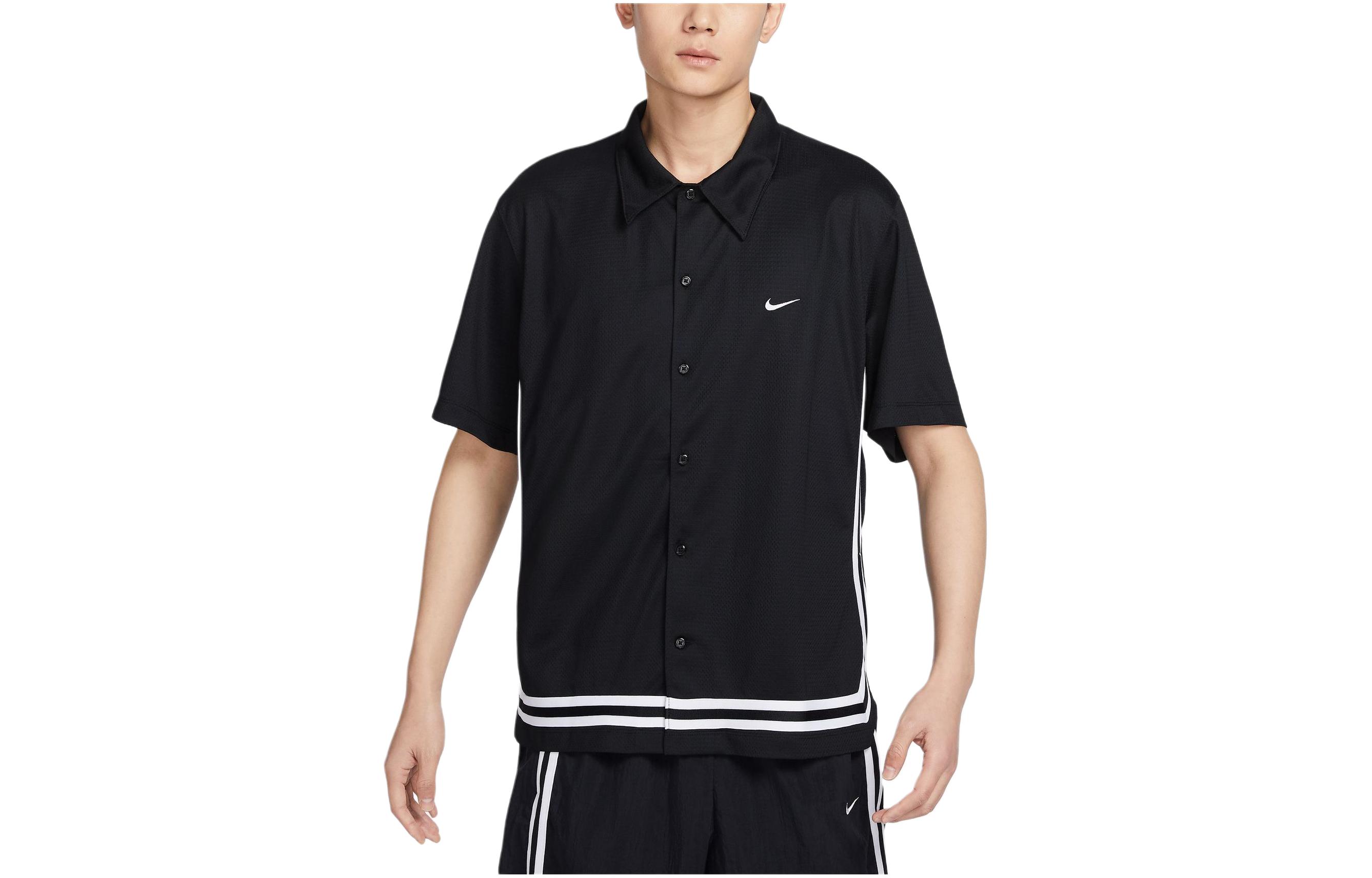 Nike T Shirts Men s Black/White Moderate FN2876-010 XL